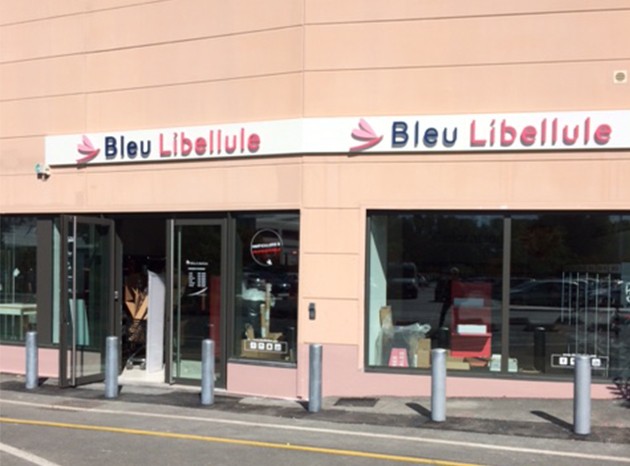 Bleu Libellule Bordeaux Lac Magasins